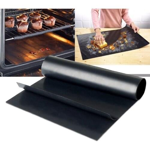 2020 New 33x40cm Reusable Non-stick BBQ Grill Mat 0.08mm Thick PTFE Barbecue Baking Liners Cook Pad Microwave Oven Tool
