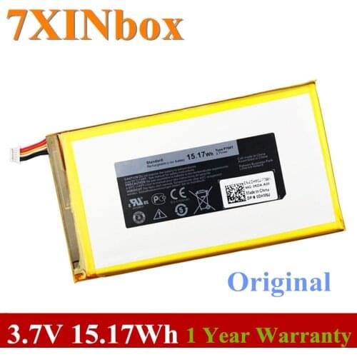 7XINbox 3.7V 15.17Wh Original P706T Laptop Battery For Dell Venue 7 8 T02D 3730 3830 8" 0CJP38 02PDJW Tablet