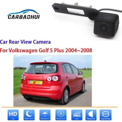 Car Rear View Camera For Volkswagen Golf 5 Plus 2004 2005 2006 2007 2008 CCD Full HD Night Vision Reversing Parking Camera