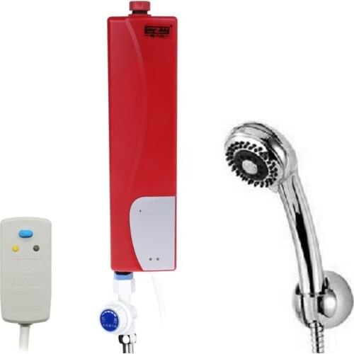 Mini Tankless Instant Electric Water Heater For Indoor Shower Bathroom Kitchen 220V 3000W