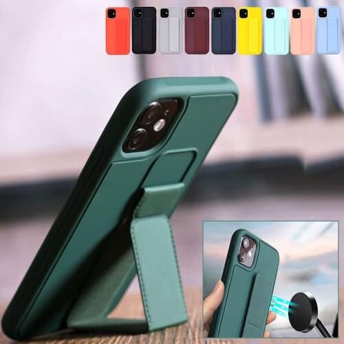 Wrist Strap Hand Band TPU Case For iphone 12 Pro 11 Pro Max SE 20 X XS Max XR 6 6S 7 8 plus Matte Candy Color Phone Holder Case