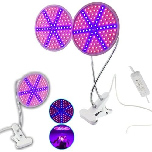 Flower 126 Led Plant Grow Light Bulb Lamp Desk Clip Holder Set For Vegetable Indoor Growing Greenhouse Hydroponics Growth