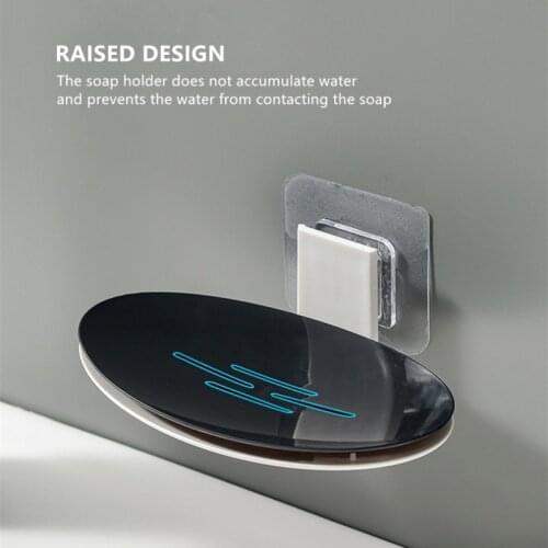 Soap Bar Holder Bathroom Plastic Box Bath Soap Case Travel Rangement Gadget Soap Tray Creative Home Decoration Porte Savon