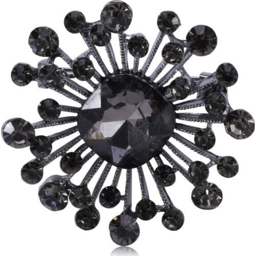 Europe and the wind restoring ancient ways small crystal brooch simple atmospheric clothing accessories brooch brooches