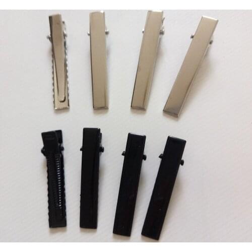 Hot 100pcs Salon Hairdressing Tools Duckbill Hairdresser Hair Clip Clips Stainless Steel Sectioning Clamp Diy Hair Accessories