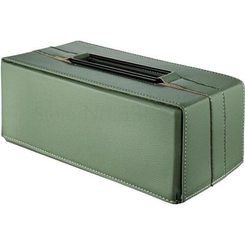 Leather Compact Tissue Boxes Living Room Model Room, Sales Department, Restaurant, Hotel Cartons