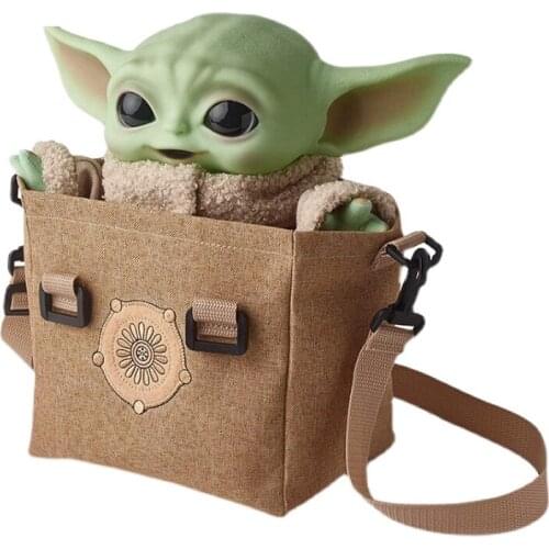 Star Wars Mattel Mandalorian Baby Yoda 11 Inch Soft Figure Toy Cute Master Child Plush Grogu Toys for Kids Birthday Gift HBX33