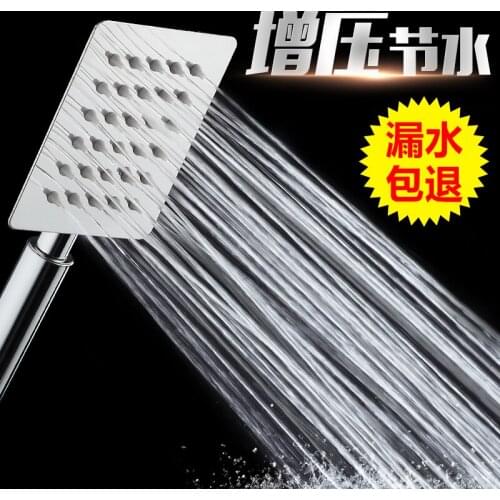 Pressurized Stainless Steel Hand Shower Head Shower Bath Shower Hose Bath Water Hemp Shower Sun Head