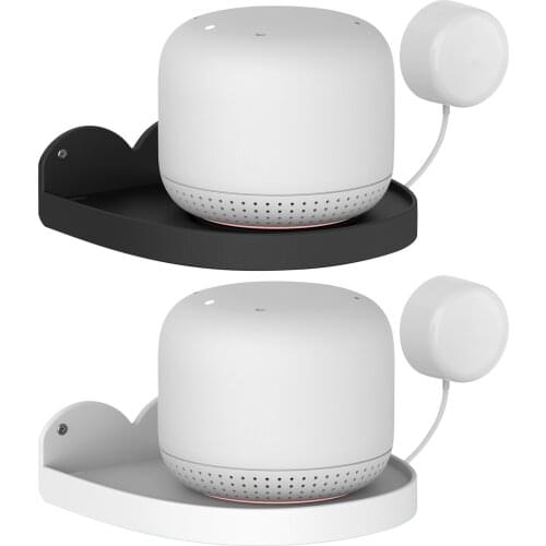 Wall Outlet Mount Stand Speaker Wall Mount Hanger For Google Home Mini For Echo Dot 4 3 Outlet Holder Space Saving Bracket