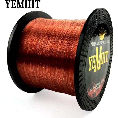 YEMIHT 1000M Nylon Fishing Line Super Strong Monofilament Quality Japanese Material Saltwater Carp Fishing