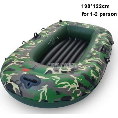 New 2 Person PVC Inflatable Rowing Boat Max Load Weight 175KG Safety Rescue PVC Fishing Boat Set With Paddle and Inflation Pump