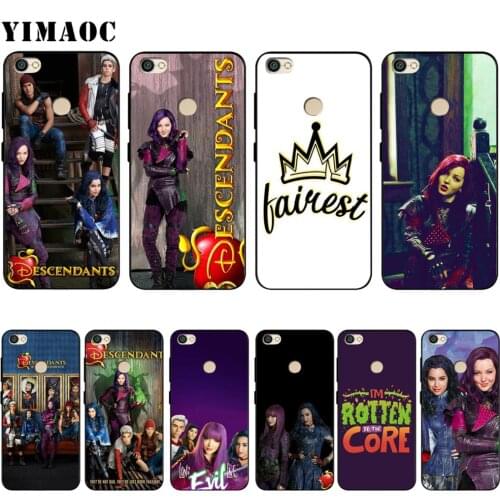 Descendants Case for Xiaomi Redmi Note 4 4x 4A 5 5A 6 7A 8 8T Pro Prime Plus K20 K30 Poco X2