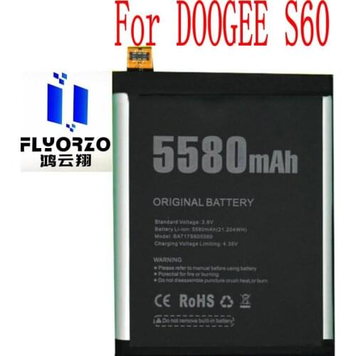 Brand new original 5580mAh DOOGEE BAT17S605580 Battery For DOOGEE S60 Mobile Phone