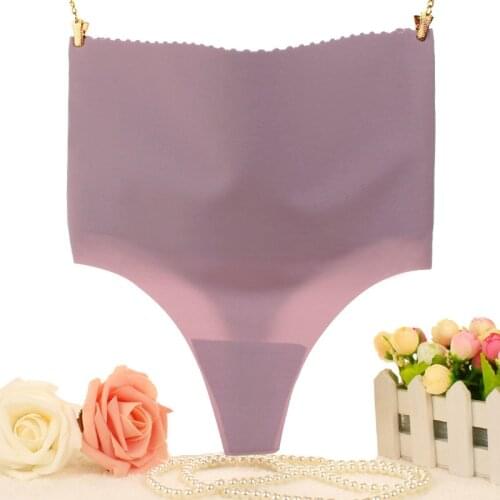 G-String ultra-thin High Waist Slimming Panties Seamless Control Underwear Womens