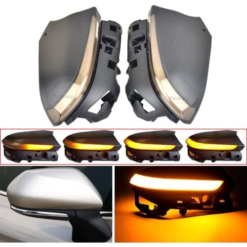 LED Dynamic Turn Signal Light Rearview Mirror Blinker Indicator Lamp For Toyota Camry XV70 C-HR CHR Prius XW50 PHV 2018-2020