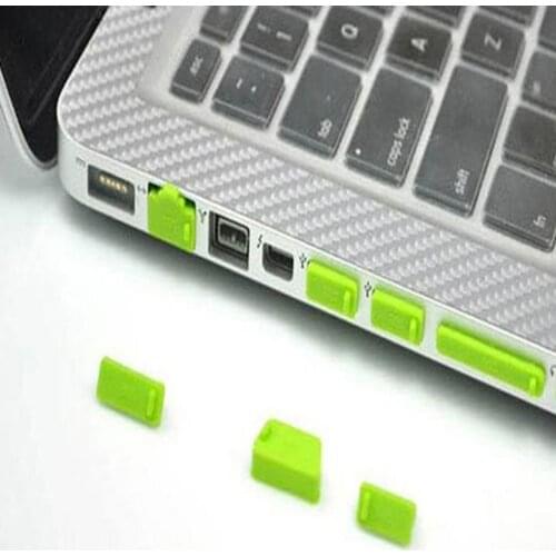 13Pcs Bright Color Anti Dust Plug Universal Silicone Dust Proof Caps Cover Stopper for Laptop Notebook