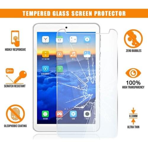 Screen Protector for ONDA V712 7 Inch Tablet Tempered Glass 9H Premium Scratch Resistant Anti-fingerprint Film Cover