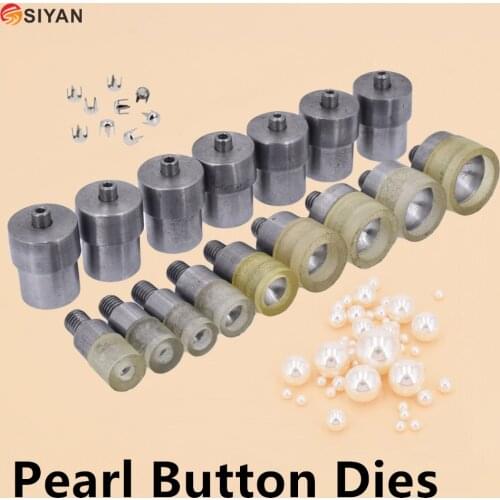 Pearl Button With Pointed Prongs At The Bottom Dies Mold Tool For Handmade Press Machine Dec Hair Phone Accessories 5mm-25mm