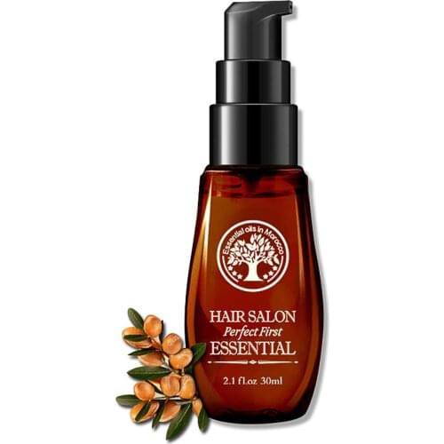 40ml New Morocco Hair Care Essential Oil Brightening Nourish Repair Hair Tips Smoothing Frizz Protect Hair Argan Oil Hair Care