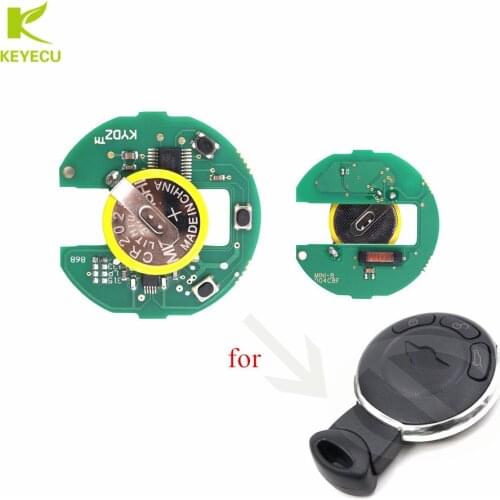 KEYECU Rechargeable Battery Smart Remote Borad CAS System 315LP/315MHZ/433MHZ/868MHZ for BMW MINI Cooper 2007-2014