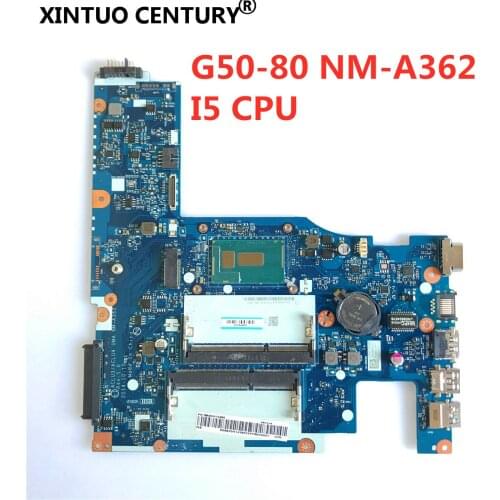 Free Shipping ACLU1/ACLU2 UMA NM-A272 NM-A362 For Lenovo G50-70 Z50-70 G50-70M G50-80 Notebook motherboard WITH I5 CPU TEST OK