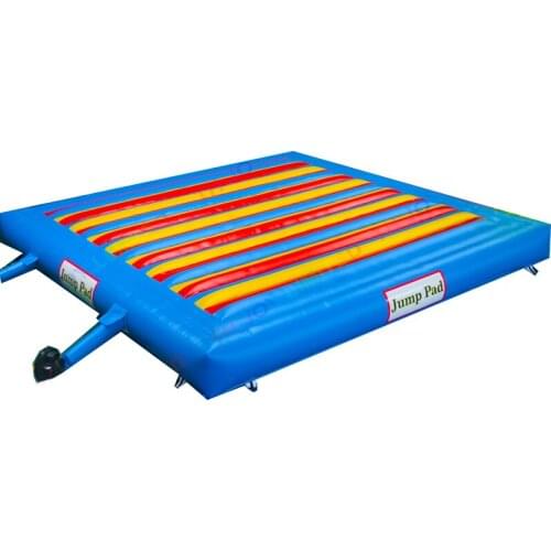 Free ship to door!giant inflatable jumping pad,6x4m outdoor jump pad,good quality bouncing gym mat