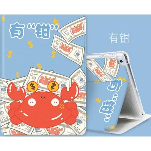 For iPad Air 4 10.9 2020 Pro 11 Case AIR 3 10.5 2019 10.2 Mini 5 Case 2018 9.7 6th 7th 8th Generation Cover Airbag Anti-fall