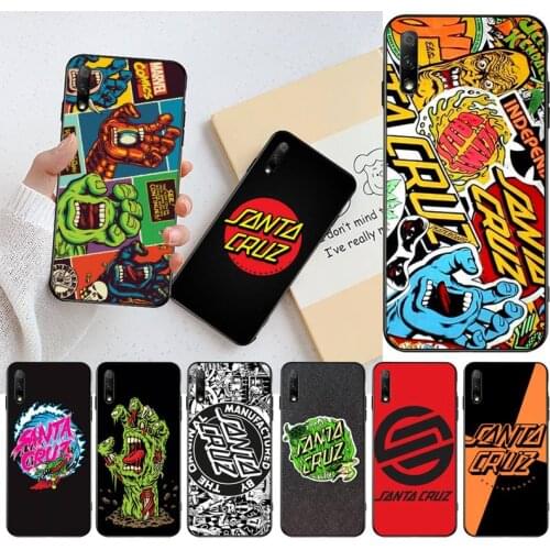 HUAGETOP santa cruz skateboards black Phone Case Hull for Huawei Honor 30 20 10 9 8 8x 8c v30 Lite view pro