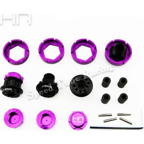 Hot Racing 17mm Wide Hex Hub with Warlock wheel Adapter Set for 1/8 HPI Savage Flux 4.6 5.9
