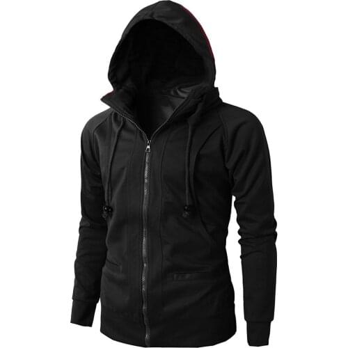 Quality Jacquard Casual Hoodie MenS Hoodies Military Hoody Coats Long-Sleeved Hooded Men Sweatshirt Sportswear Streetwear