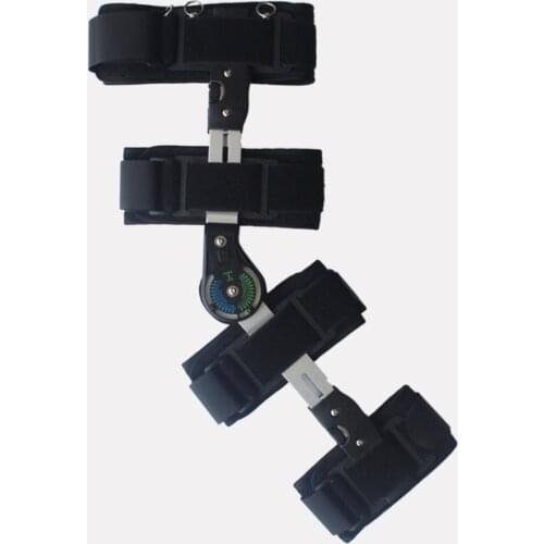 Knee joint adjustable angle fixation band, post-operative fixation, fracture support, sprain protection, thigh bone correction