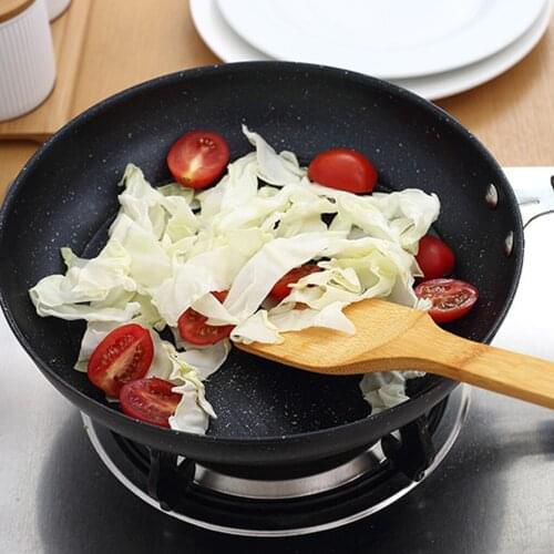 High Quality 1PC 30CM Bamboo Wood Turners Kitchen Spatula Slotted Non-Stick Heat Resistant Cooking Spoon Baking Tools