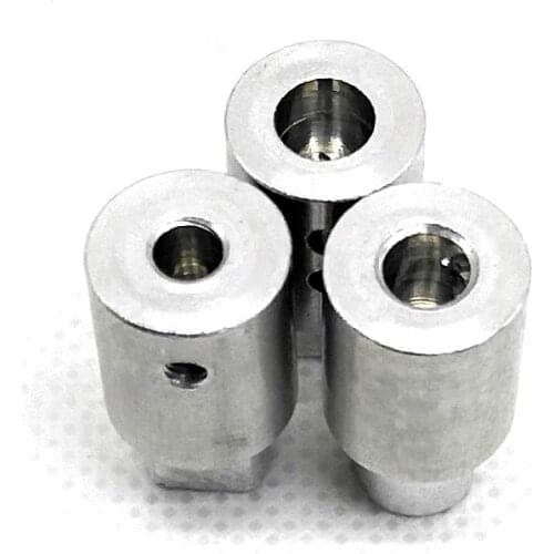 Coupling,Inner Hole 4 5 6mm Motor Shaft Aluminum alloy Coupler for the driving wheel for tank car chassis tank parts for DIY