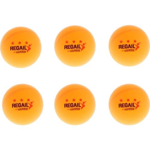 MagiDeal 6 Pieces 3 Star 40mm Standard Table Tennis Balls Training Practice Tournament Play Balls Yellow White