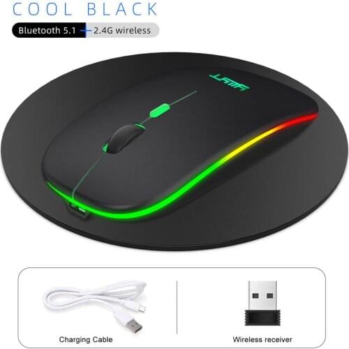 Computer Mouse G852 Rechargeable Silent Bluetooth-compatible 2.4G Dual-mode Wireless Mouse Portable Mouse For Office Gaming Mice
