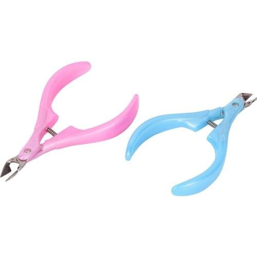 Cuticle Scissors Nail Clipper Pink/Blue Color Cuticle Manicure Care Cutter Nippers Clipper Tool 2019 New