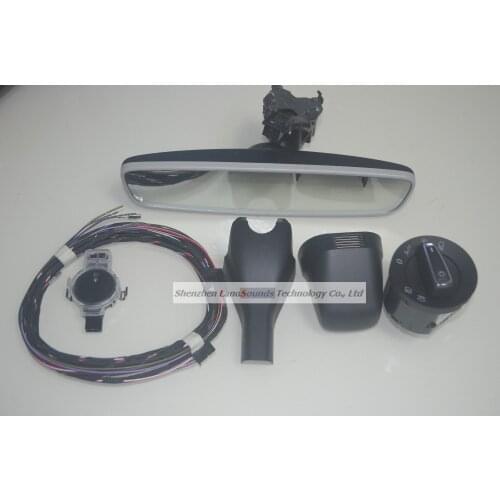 OEM Auto Dimming Rear View Mirror Auto Headlight Fog Lamp Switch Rain Light Humidity Sensor for VW Golf 7 MK7