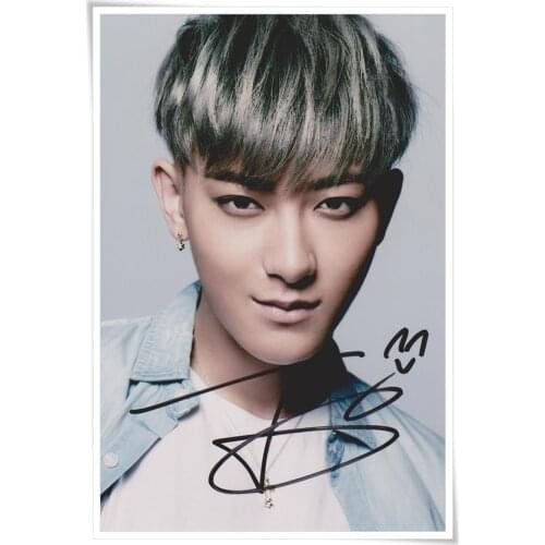 TAO Z.TAO autographed authentic signed with pen photo picture 4*6 collection gifts freeshipping 08.2016 05