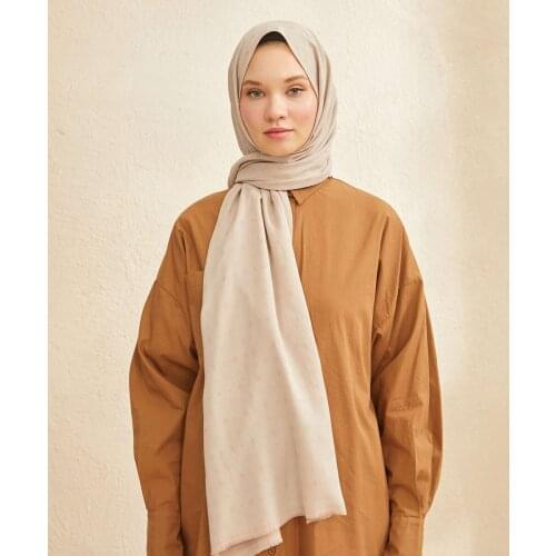 Salland Pearl Ivory Shawl Trend New Model 2021 Elegant Womens Headscarf Scarf Shawl Scarf All Seasons Comfortable Use Easy to Shape Flexible Anti-Wrinkle Quality Fabric Hijab Clothing Accessory Scarf Fashion PEAFD001