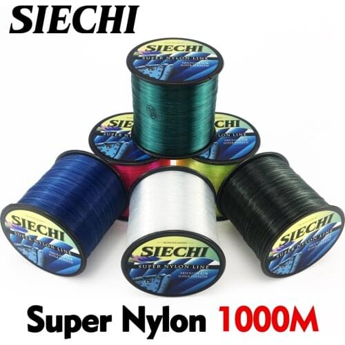 SIECHI 1000M Nylon Fishing Line Monofilament Japan Material