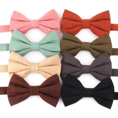 Wedding Bowtie Fashion Solid Bow tie For Men Women Bow knot Adult Black Red Bow Ties Cravats Solid Color Groomsmen Bowties Gifts