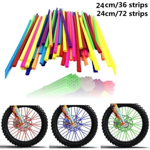 Universal Motocross Motorcycle Dirt Bike Enduro Off Road Wheel Rim Spoke Shrouds Skins Covers moto For KTM HONDA YAMAHA KAWASAKI