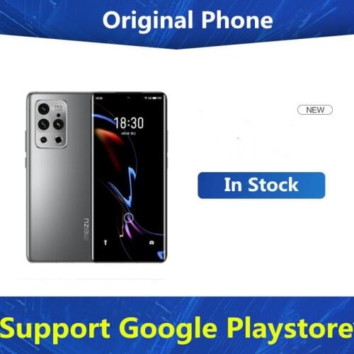 In Stock Meizu 18 Pro 5G Smart Phone 50.0MP 6 Cameras Screen Fingerprint 6.7" 120HZ 4500mAh Snapdragon 888 40W Super Charger