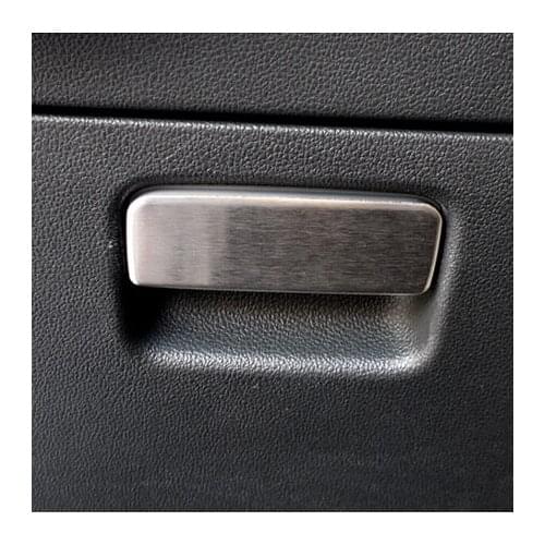 For Volkswagen Golf 7 2014 interior accessories, driving side glove box handle trim, stainless steel, free shipping