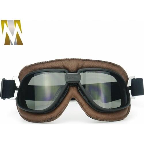 High Quality Vintage Motorcycle Goggles Smoking Steampunk Motocross Helmet Glasses UV Protection Sport Ski Skate Goggle Sunglass