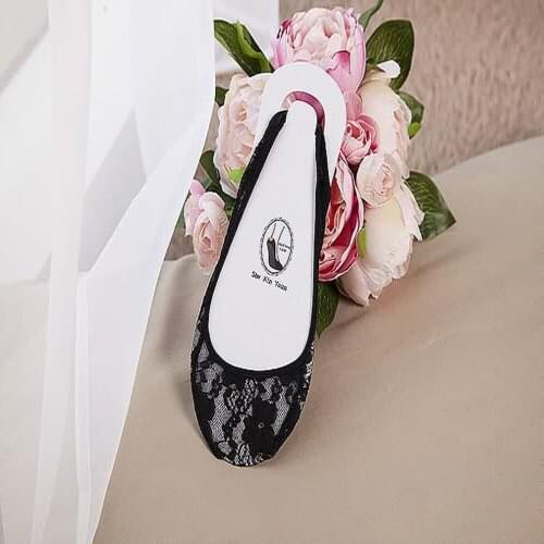 Women Invisible Socks Soft Cotton High Lace Heels Socks Slippers Female Breathable Boat Low Sock Short Boat Socks Pad Hot Sale