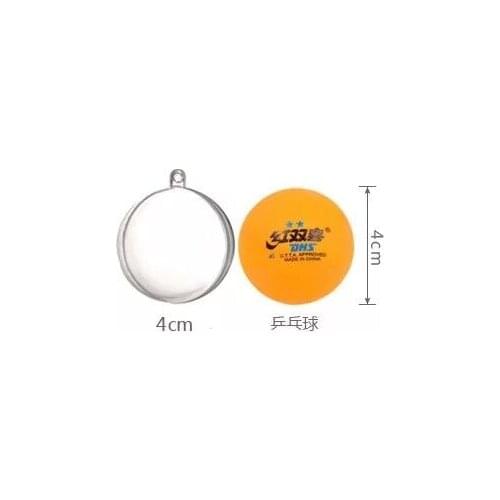 10pcs 4cm Mini Small Transparent Plastic Round Ball Pendant Ornaments For Christmas Xmas Tree Bauble Decor Wedding Favours