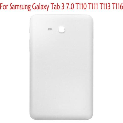 10 Pcs For Samsung Galaxy Tab 3 7.0 T110 T111 T113 T116 Back Battery Cover Housing Door Replacement White/Black