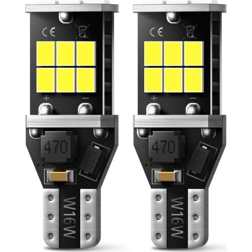 2x W16W T16 LED T15 Canbus Car Reserve Lights For Toyota Corolla Avensis Yaris Rav4 Auris Hilux Prius Camry C-HR Ipsum Tail Lamp