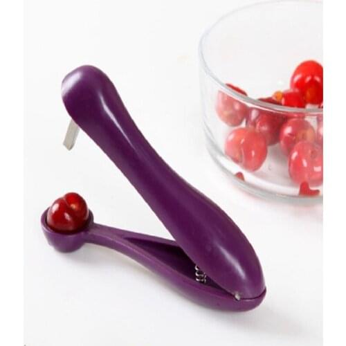 5'' Cherry Fruit Kitchen Pitter Remover Olive Core Corer Remove Pit Tool Seed Gadget Stoner